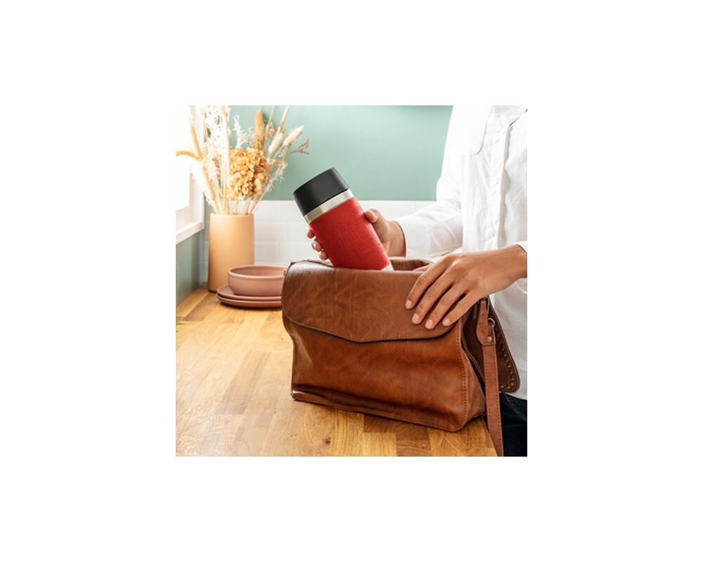 Термочаша Tefal K3084114 TRAVEL MUG 0.36L red slv TEF 4