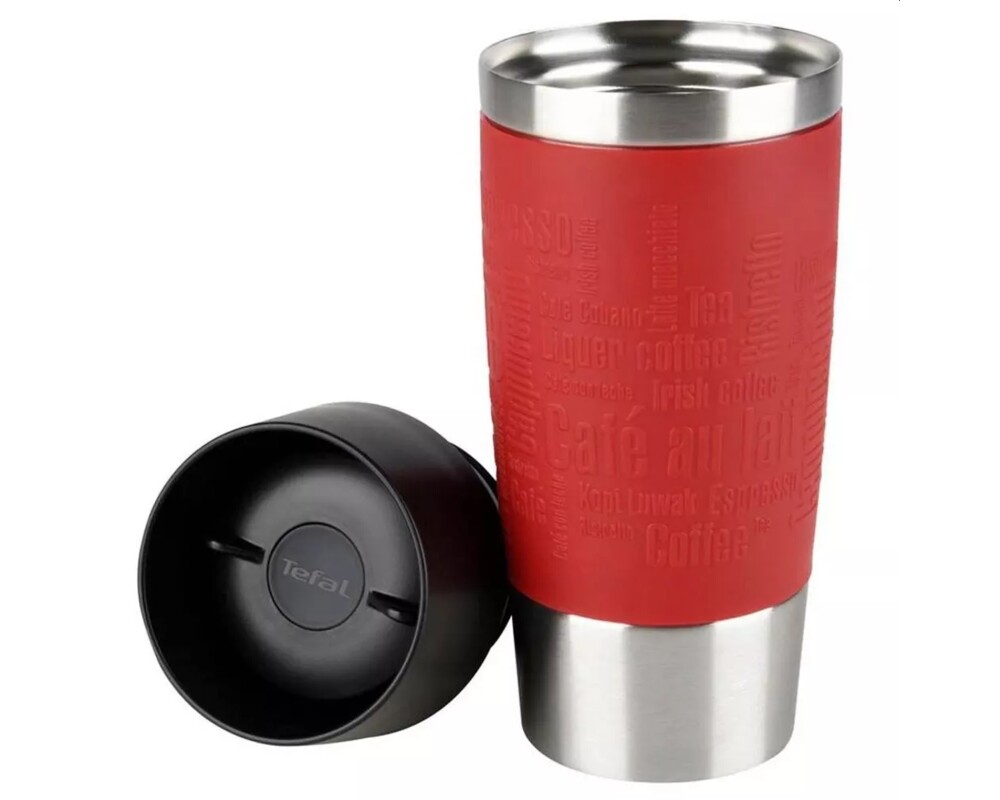 Термочаша Tefal K3084114 TRAVEL MUG 0.36L red slv TEF 3