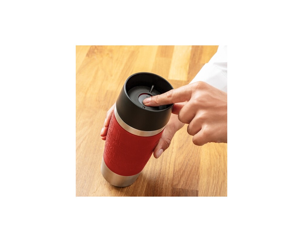 Термочаша Tefal K3084114 TRAVEL MUG 0.36L red slv TEF 5