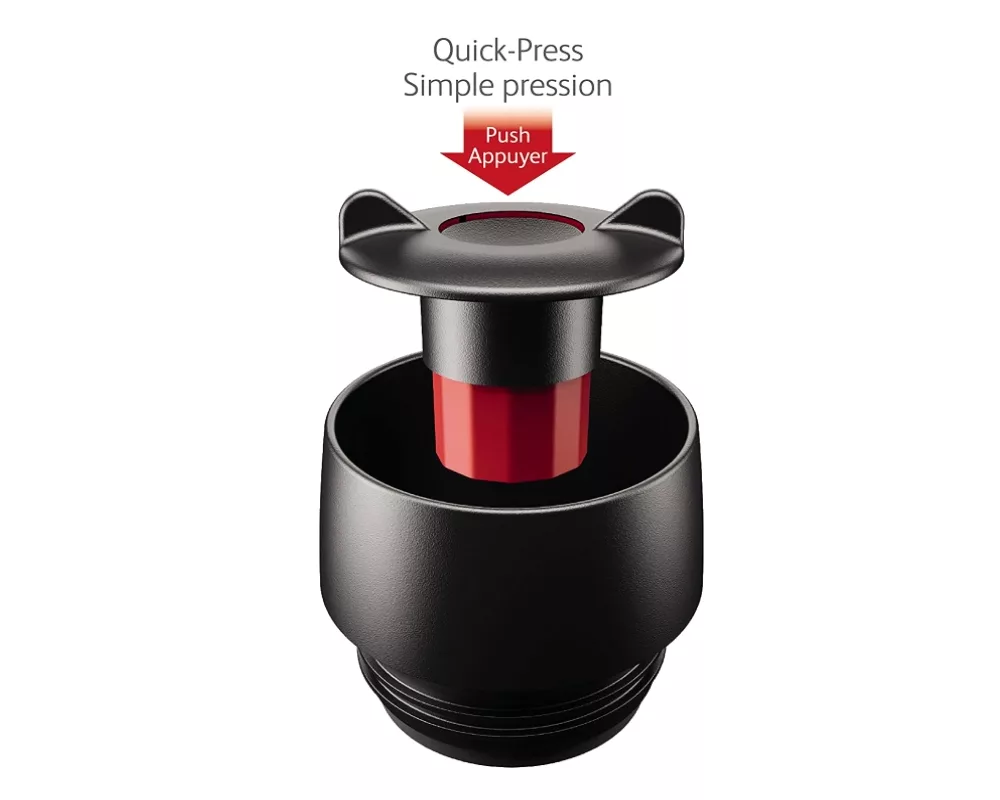 Термочаша Tefal K3081214 TRAVEL MUG GR 0.5L black slv TEF 5