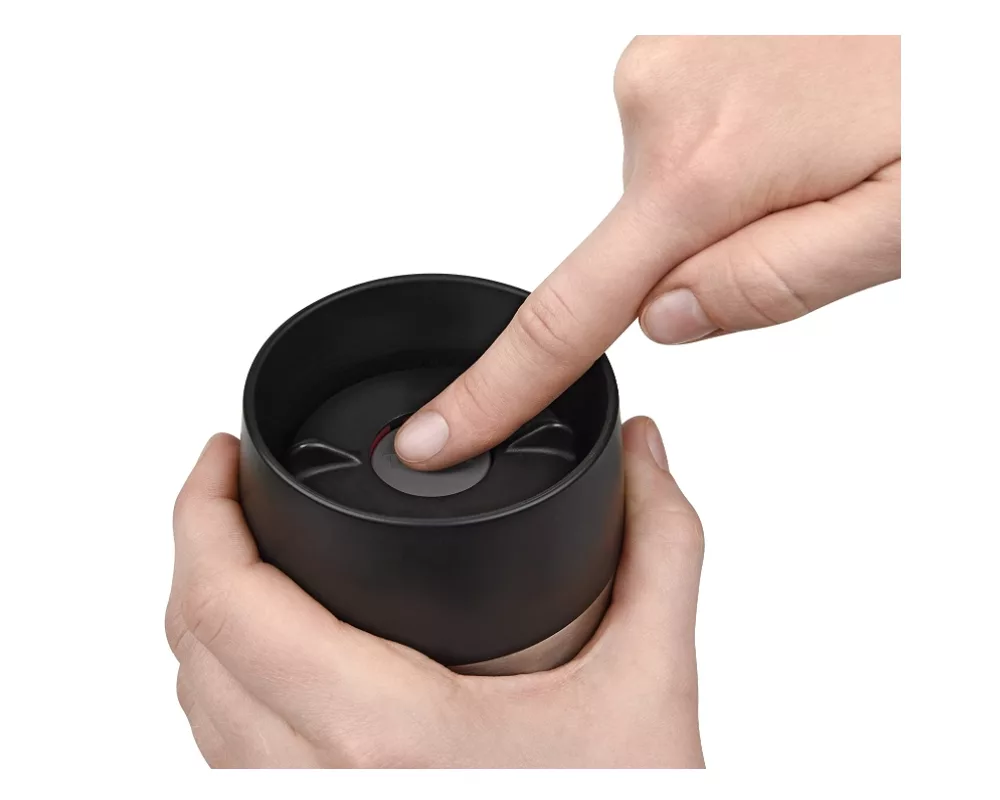 Термочаша Tefal K3081214 TRAVEL MUG GR 0.5L black slv TEF 3