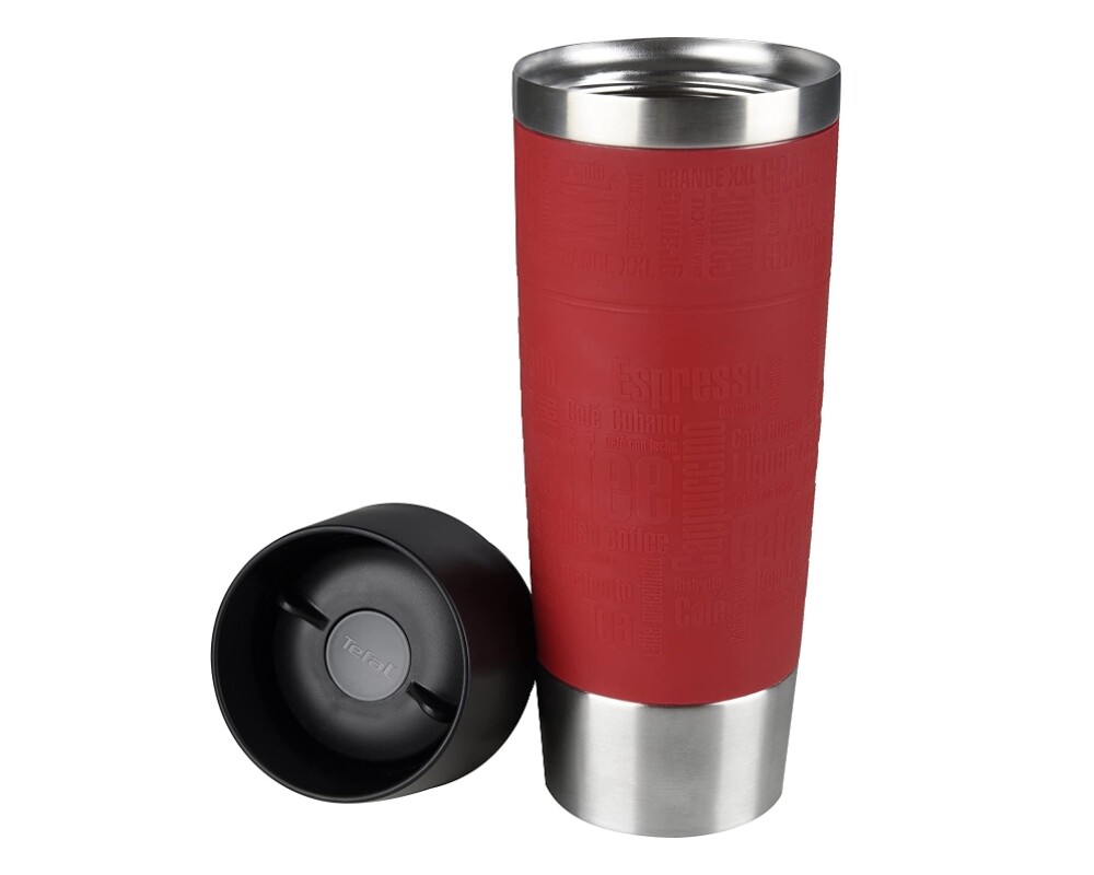 Термочаша Tefal K3084214 TRAVEL MUG GR 0.5L red slv TEF 2
