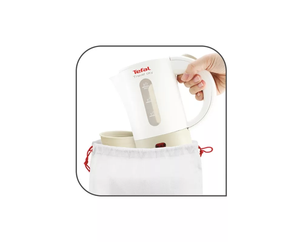 Елекрическа кана Tefal KO120130 TRAVEL CITY2 0.5L white & grey 2