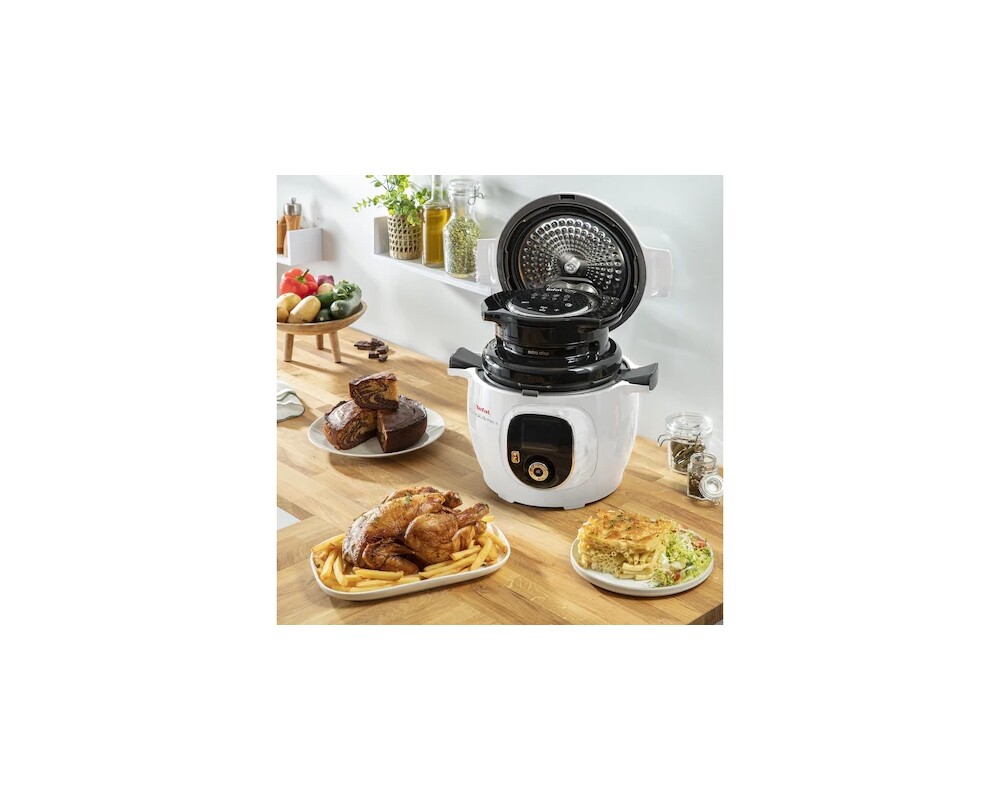 Уред за здравословно готвене Tefal EY150830 EXTRA CRISP LID BLK EE 12