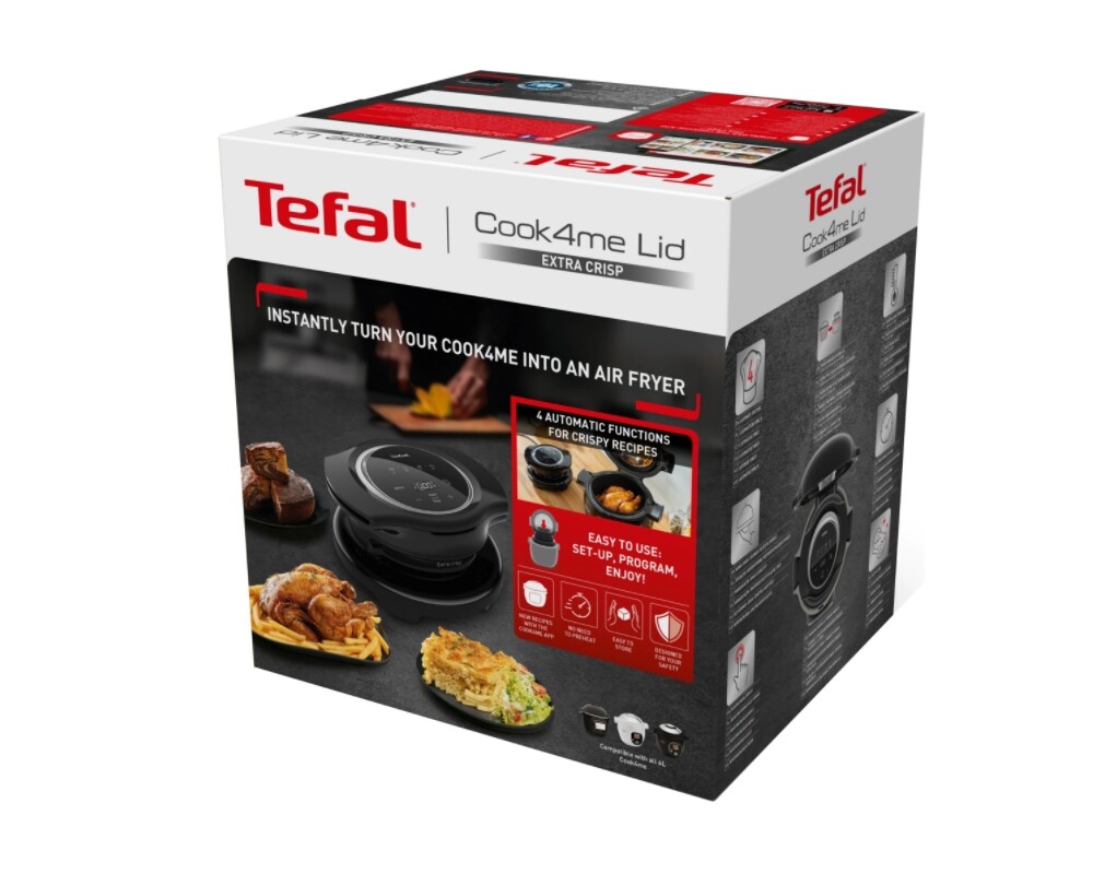 Уред за здравословно готвене Tefal EY150830 EXTRA CRISP LID BLK EE 5