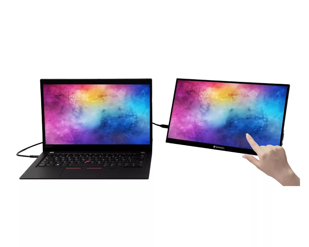 Монитор Verbatim 14" PMT-14 Portable Touchscreen  2