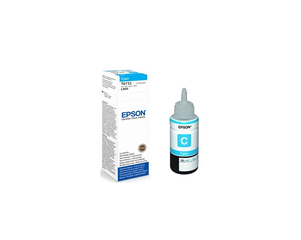 Мастило EPSON Cartus T6732 cyan 70ml 3
