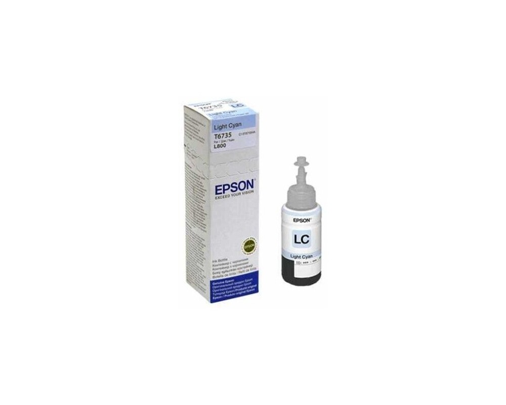 Мастило EPSON Cartus T6735 light cyan 70ml 2