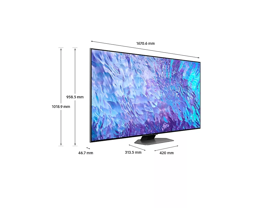 Телевизор Samsung 75" 75Q80C 4K QLED  5