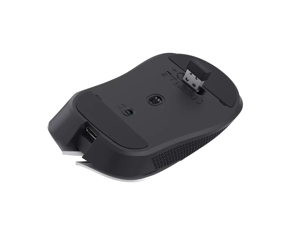 Мишка TRUST GXT 923 Ybar Wireless RGB Gaming Mouse White 6
