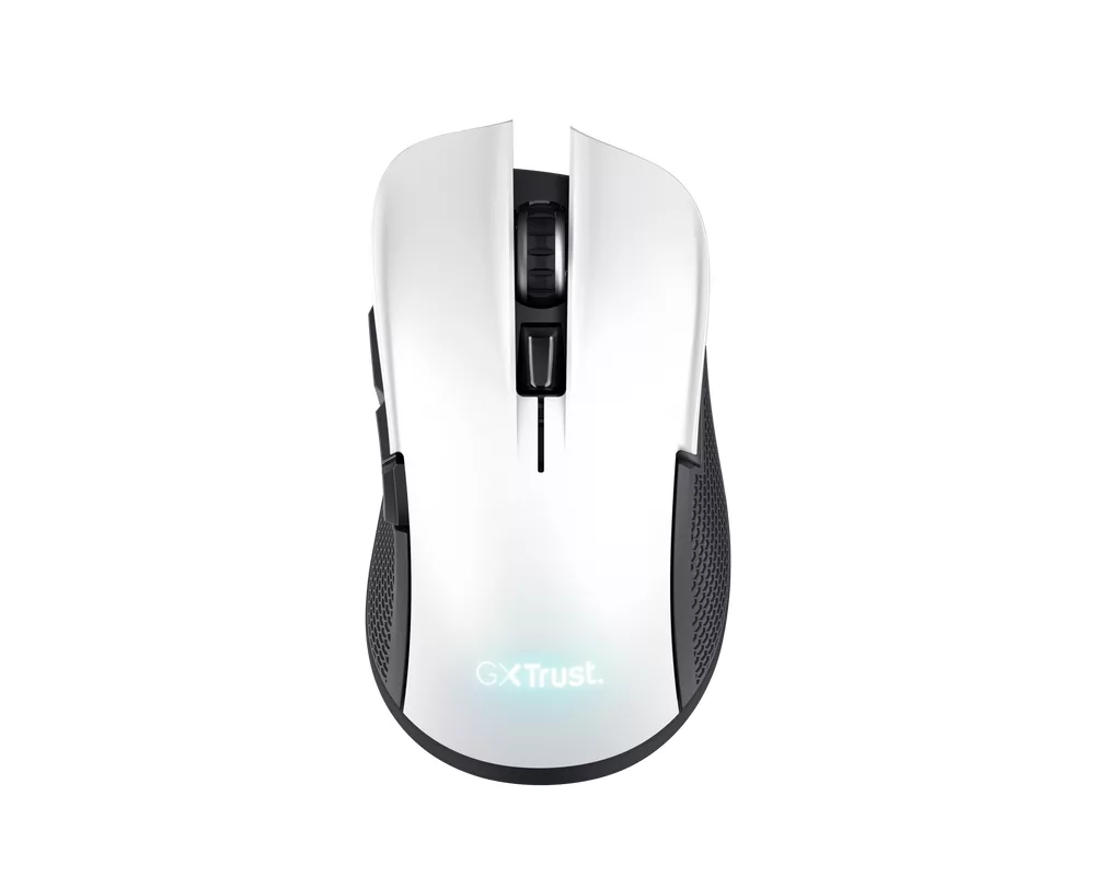 Мишка TRUST GXT 923 Ybar Wireless RGB Gaming Mouse White 4