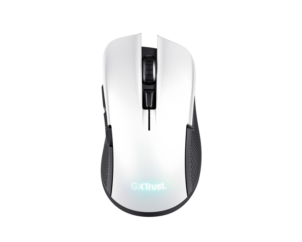 Мишка TRUST GXT 923 Ybar Wireless RGB Gaming Mouse White 4
