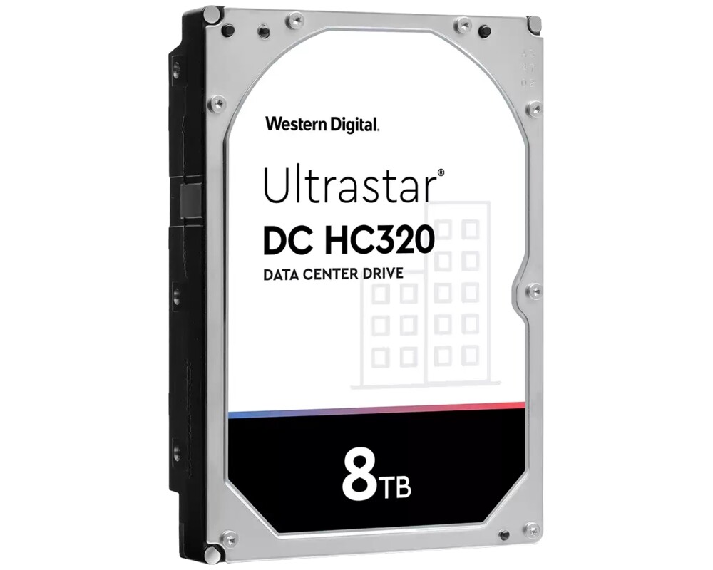 Твърд диск WD Ultrastar DC HC320, 8TB, 7200RPM, SATA 6GB/s - HUS728T8TALE6L4 8