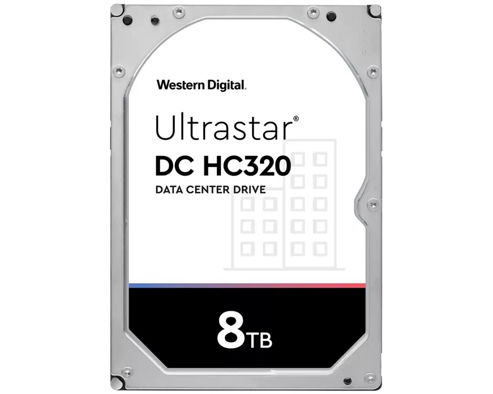 Твърд диск WD Ultrastar DC HC320, 8TB, 7200RPM, SATA 6GB/s - HUS728T8TALE6L4 7