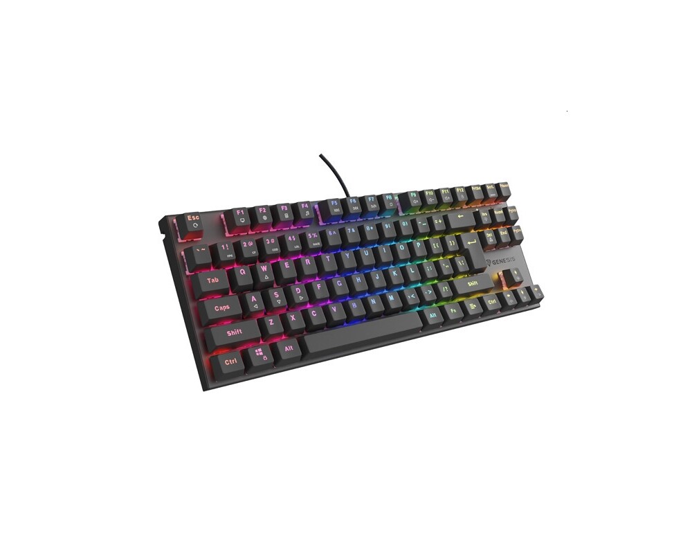 Клавиатура Genesis Mechanical Gaming Keyboard Thor 303 TKL Silent Switch RGB Backlight US Layout Black 3
