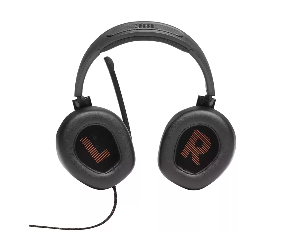 Слушалки JBL QUANTUM 300 BLK Hybrid wired over-ear gaming headset with flip-up mic 4
