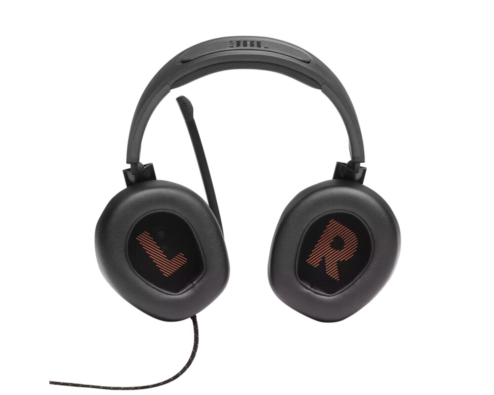 Слушалки JBL QUANTUM 300 BLK Hybrid wired over-ear gaming headset with flip-up mic 4