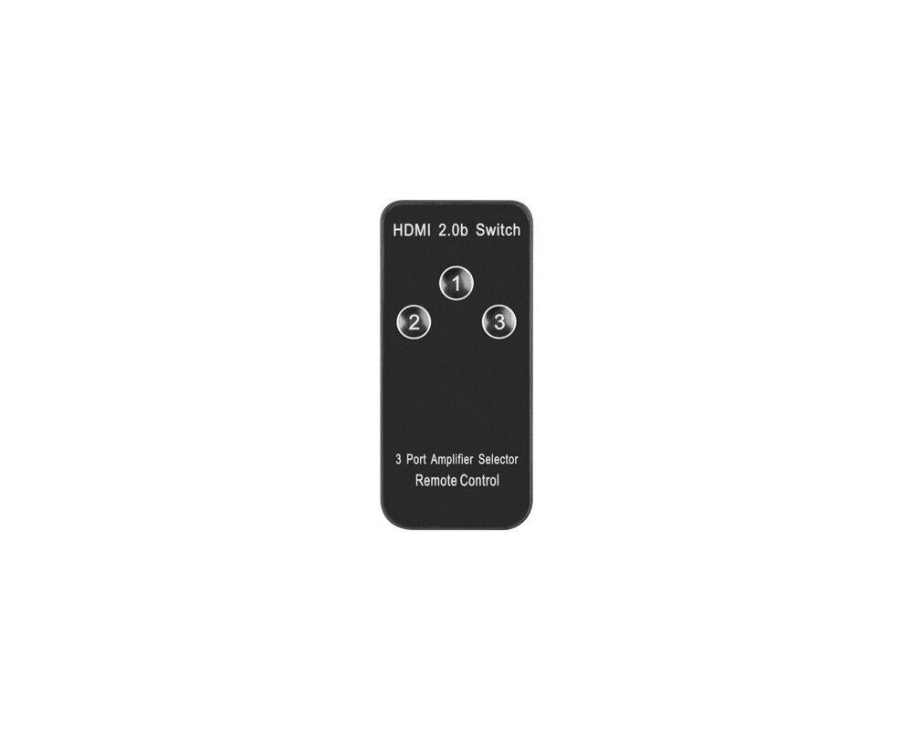 Адаптери Lanberg Video Switch 3x HDMI + Micro USB port + Remote Controller 2