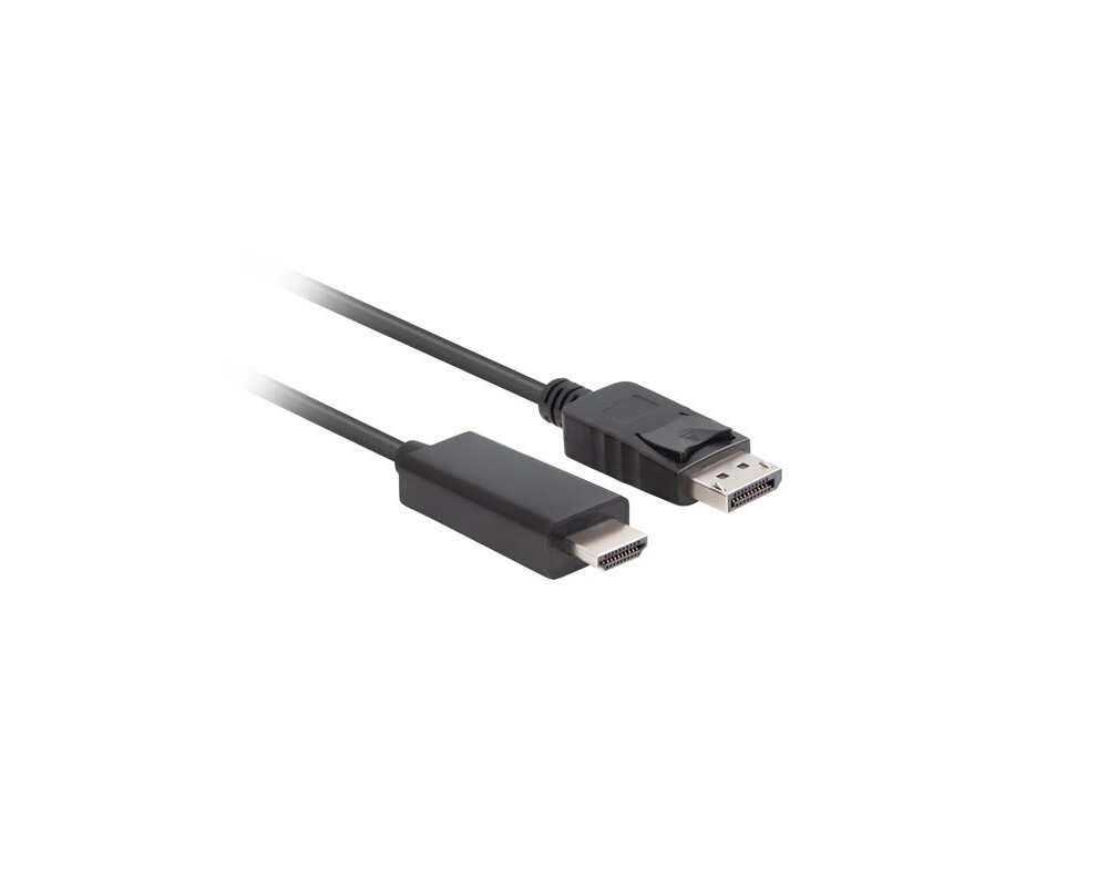 Кабел Lanberg display port (M) V1.1 -> HDMI (M) cable 1.8m 2