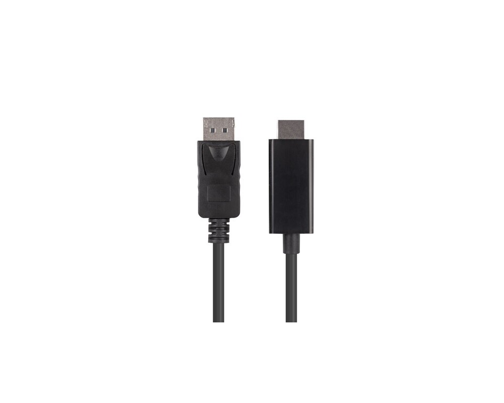 Кабел Lanberg display port (M) V1.1 -> HDMI (M) cable 1.8m 3