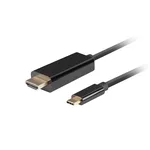 <span>Кабел</span> Lanberg USB-C (M) -> HDMI (M) cable 1.8m 4K 60Hz <span class='catalog-num-in-name'>CA-CMHD-10CU-0018-BK</span> - 