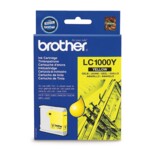 <span>Мастило</span> BROTHER LC-1000 ink cartridge yellow standard capacity 400 pages 1-pack <span class='catalog-num-in-name'>LC1000Y</span> - 