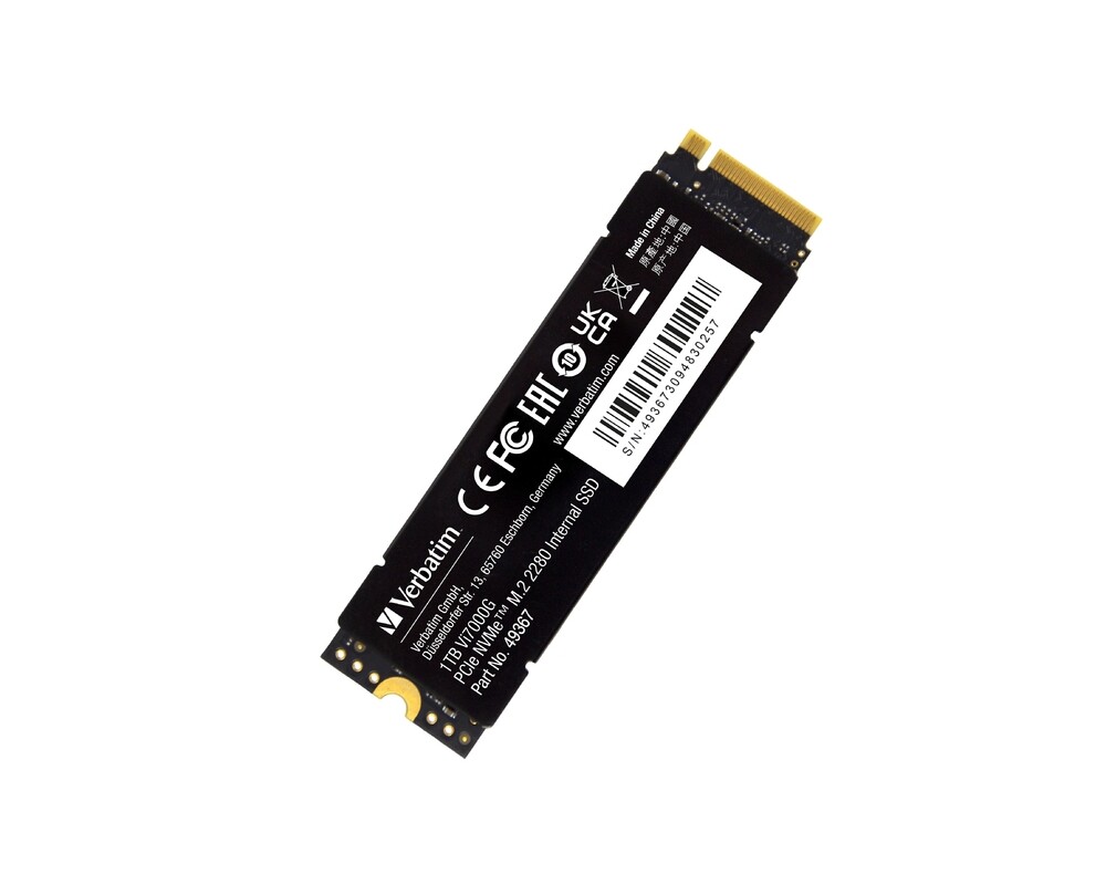 SSD Verbatim Vi7000G Internal PCIe NVMe M.2 SSD 1TB