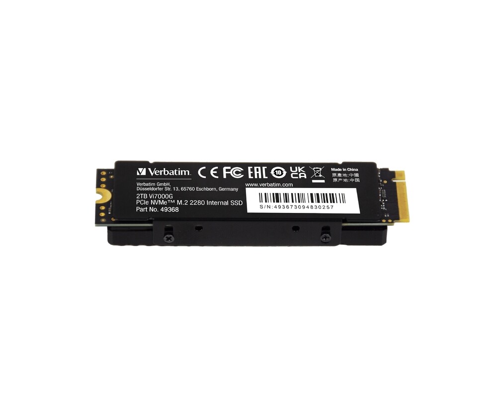 SSD Verbatim Vi7000G Internal PCIe NVMe M.2 SSD 2TB 3