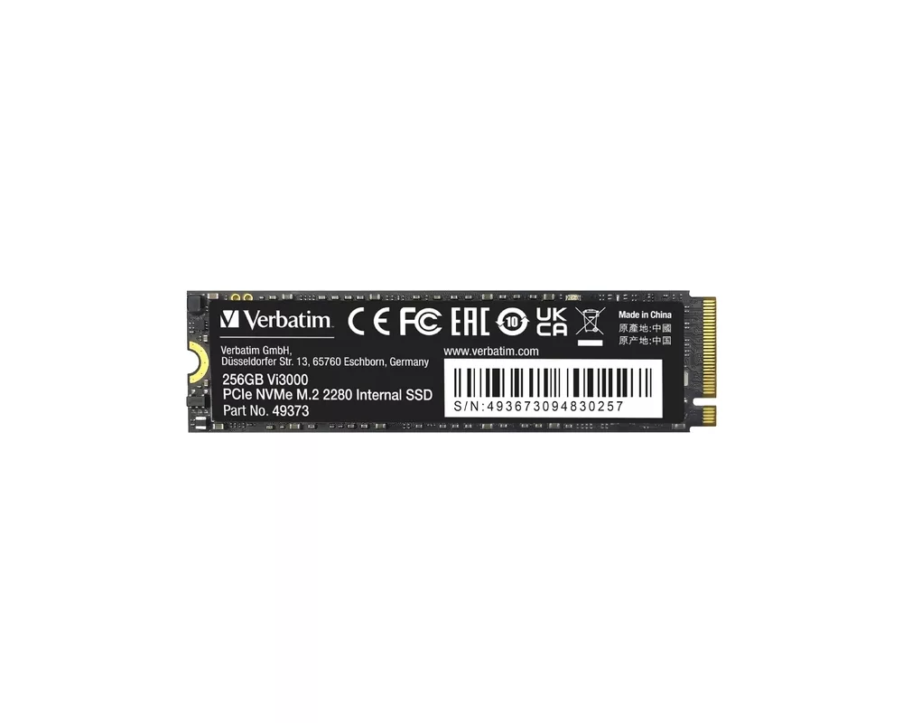 SSD Verbatim Vi3000 Internal PCIe NVMe M.2 SSD 256GB 2