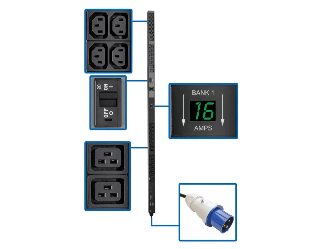 Електрически филтър Tripp Lite by Eaton 7.7kW Single-Phase Local Metered PDU 2