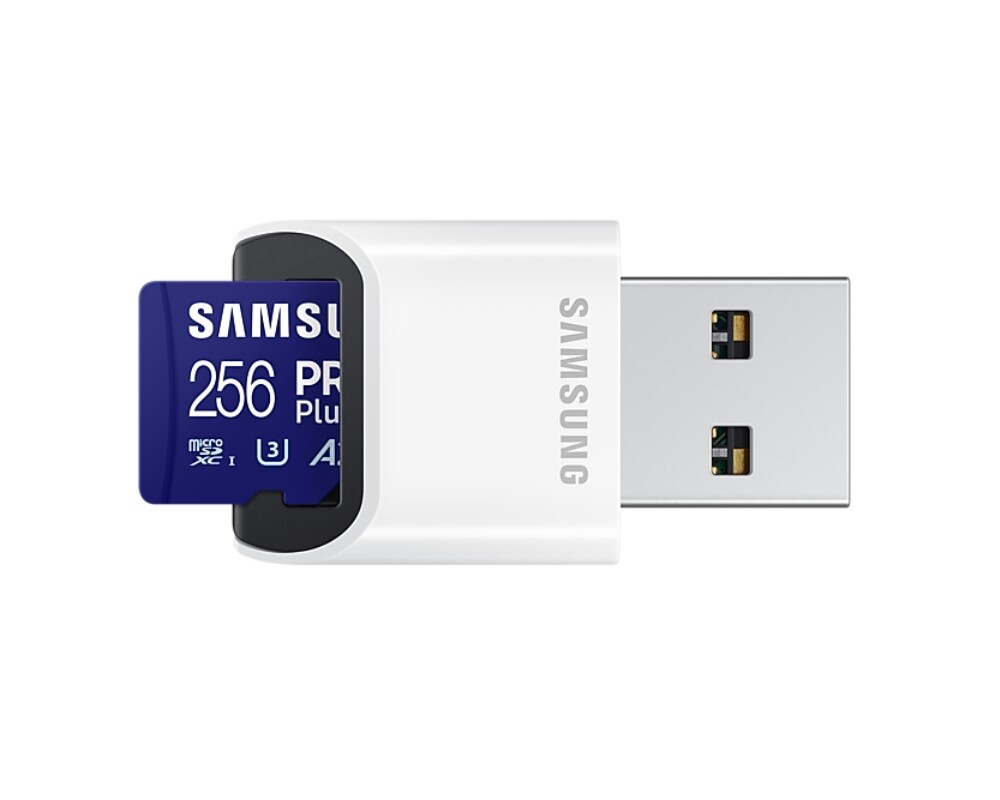 Флаш карта Samsung 256GB micro SD Card PRO Plus with USB Reader 2