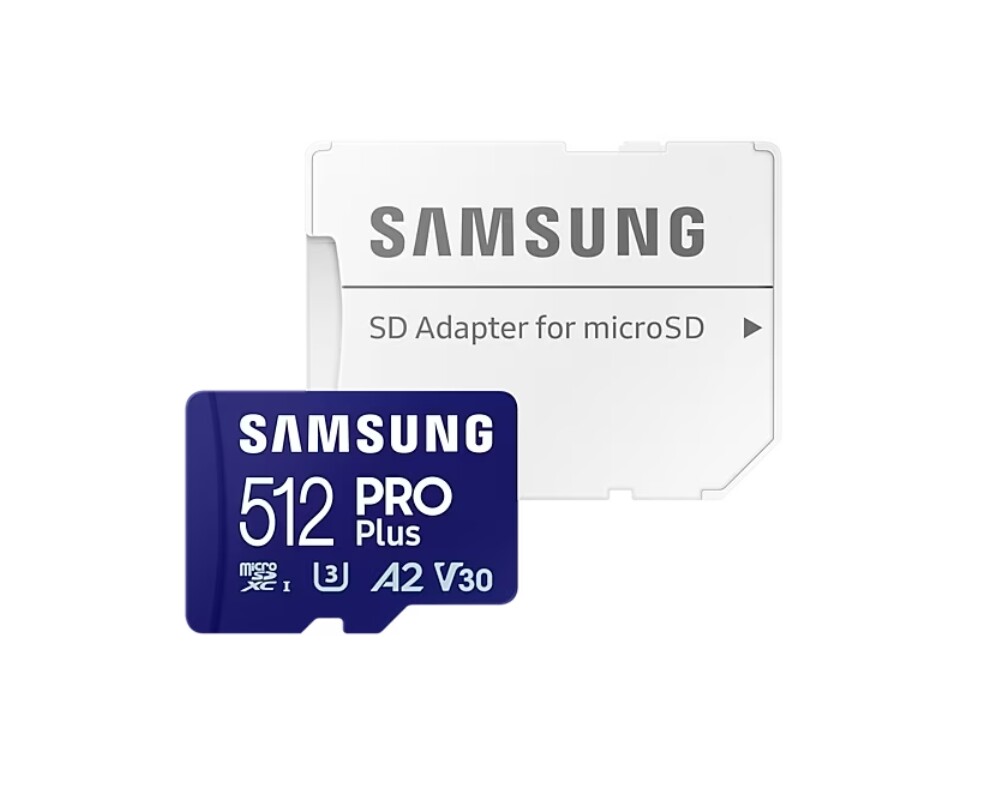 Флаш карта Samsung 512GB micro SD Card PRO Plus with Adapter 4