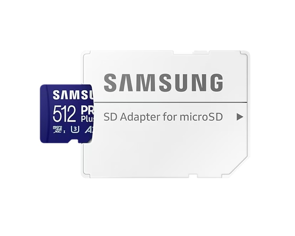 Флаш карта Samsung 512GB micro SD Card PRO Plus with Adapter 5