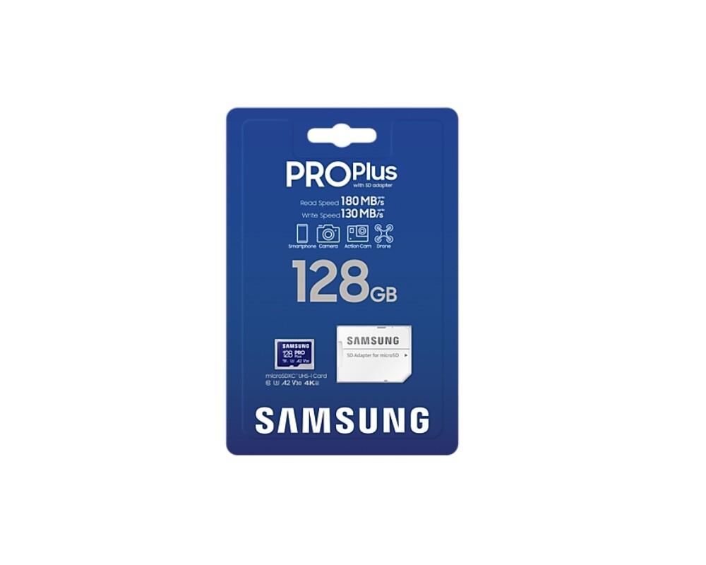 Флаш карта Samsung 128GB micro SD Card PRO Plus with Adapter 6