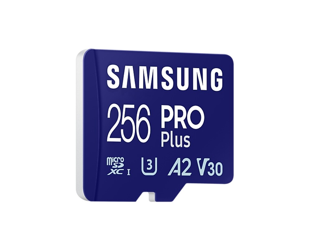 Флаш карта Samsung 256GB micro SD Card PRO Plus with Adapter 3