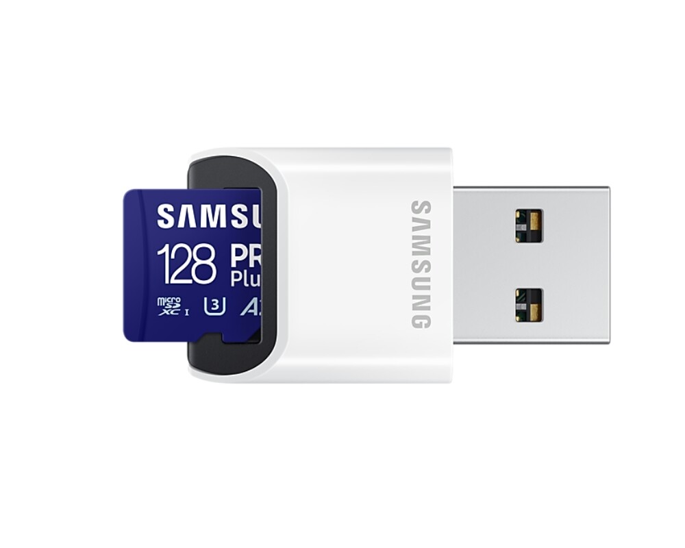 Флаш карта Samsung 128GB micro SD Card PRO Plus with USB Reader 2