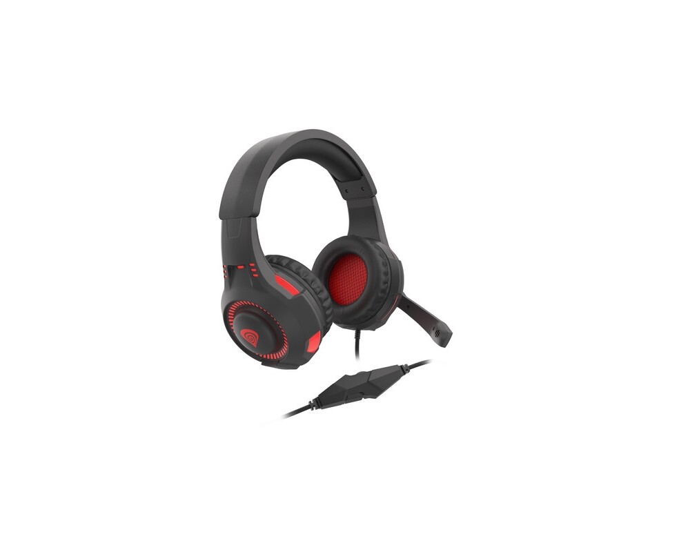 Слушалки Genesis Gaming Headset Radon 210 7.1 With Microphone USB Black-Red 4