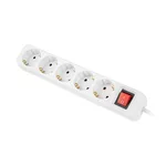 Разклонител Lanberg power strip 3m 5x Schuko outlets with circuit breaker quality-grade copper cable 2