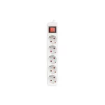 Разклонител Lanberg power strip 3m 5x Schuko outlets with circuit breaker quality-grade copper cable 4