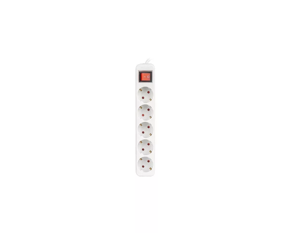 Разклонител Lanberg power strip 3m 5x Schuko outlets with circuit breaker quality-grade copper cable 4