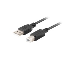  Lanberg Cable USB-A(M)->USB-B(M) 2.0 Ferrite 1.8m Box Black 669556 CA-USBA-15CU-0018-BK на топ цена - PIC.bg