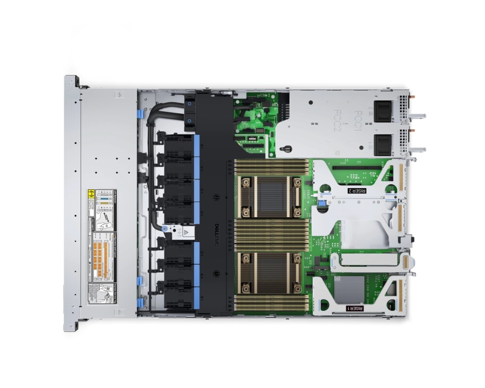 Сървър DELL PE R650XS Chassis 8 x 2.5 Dual Xeon Silver 4310 128GB 2x480GB SSD SATA RI Bezel No NIC PERC H355 iDRAC9 Ent 2x 800W 6