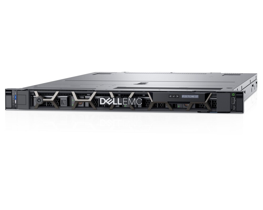 Сървър DELL PE R6525 Chassis 2xAMD EPYC 7313 32GB 1x480GB SATA SSD 2.5inch Dual Power Supply Redundant 800W 4