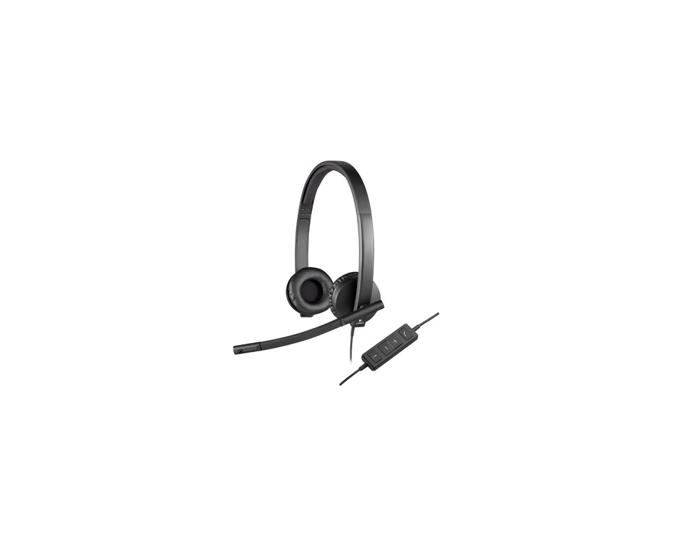 Слушалки LOGITECH H570E HEADSET STEREO - WW 5