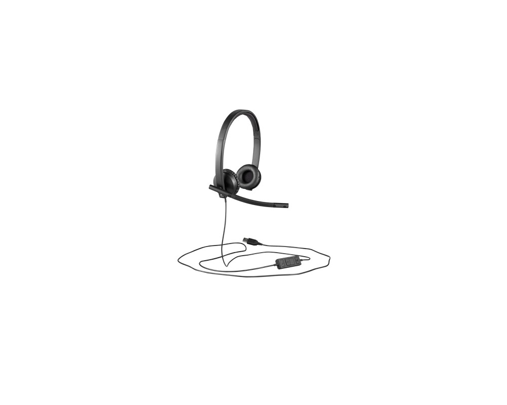 Слушалки LOGITECH H570E HEADSET STEREO - WW 7