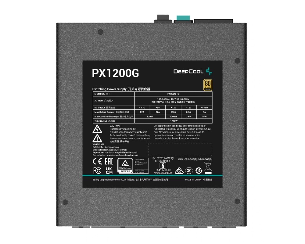 Захранване DeepCool PX1200-G 80+ Gold 13