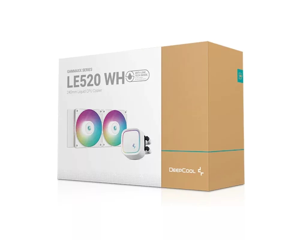 Охладител за процесор DeepCool LE520 WH 6