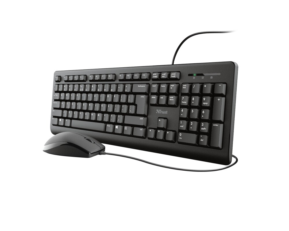 Клавиатура TRUST Primo Keyboard & Mouse BG Layout 2