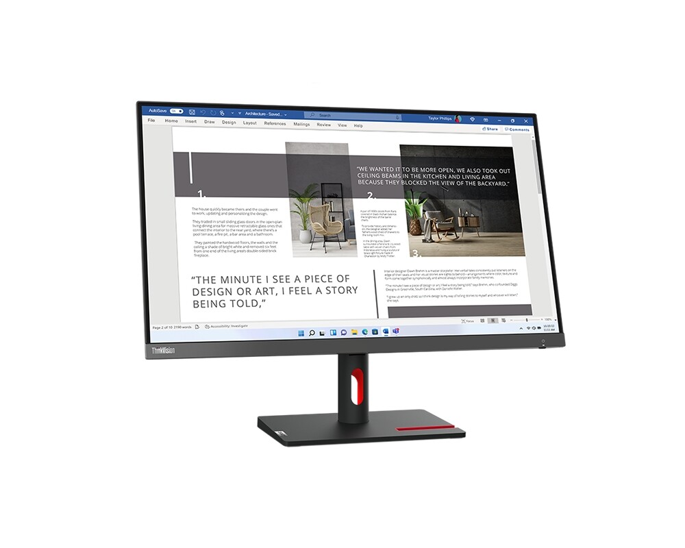 Монитор 27" Lenovo ThinkVision S27i-30 FHD IPS 3