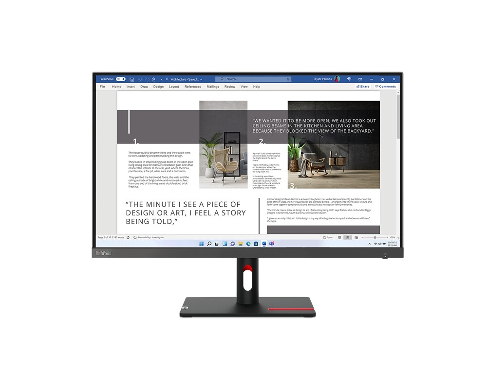 Монитор 27" Lenovo ThinkVision S27i-30 FHD IPS 2